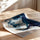 Poster Visage abstrait - Émotion à fleur de bleu — Vierge - poster-enroullé — passe-partout blanc