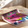 Poster Visage de femme - Portrait pop rétro haut en couleur — Vierge - poster-enroullé — passe-partout blanc