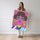 Poster Visage de femme - Portrait pop rétro haut en couleur — Vierge - poster-femme-debout