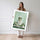 Poster Yoga Frog - Grenouille zen en pleine méditation — Vierge - poster-femme-debout — passe-partout blanc