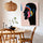 Tableau africain portrait profil coloré bleu rouge rose jaune décoration salon moderne