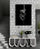 Monochrome koala wall art displayed in a modern entryway