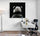 Calming modern office decor with animal wall art