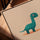 Bébé dinosaure diplodocus pastel tableau mural pour chambre bébé