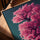 Pink sakura Japanese cherry blossom wall art print for a Scandinavian-style living room