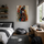 Wandbild Jugendzimmer Motocross bunte Street Art Orange Blau Rot in modernem Dekor