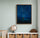 Tableau chambre bébé ciel étoilé bleu nuit barque dorée décoration murale apaisante