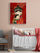 Warm mother-and-child painting inspired by Matryoshka dolls on a kids' bedroom wall, colorful nursery decor