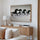 Pferdebild schwarze Pferde im Galopp, China-Tusche, Wanddekoration, modernes minimalistisches Wohnzimmer