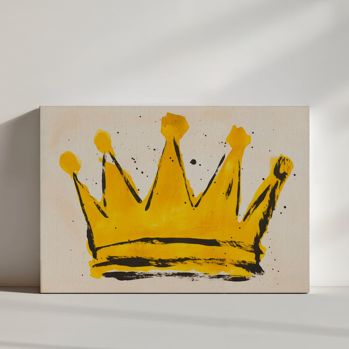 Simple, childlike crown illustration for kids