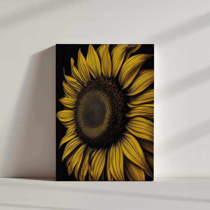 couleurs intense detaille captivant pour ce tableau de fleurs dans un style op art