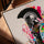 Gladiator graffiti street art canvas for minimalist office decor