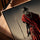 Maasai warrior desert wall art for a minimalist office