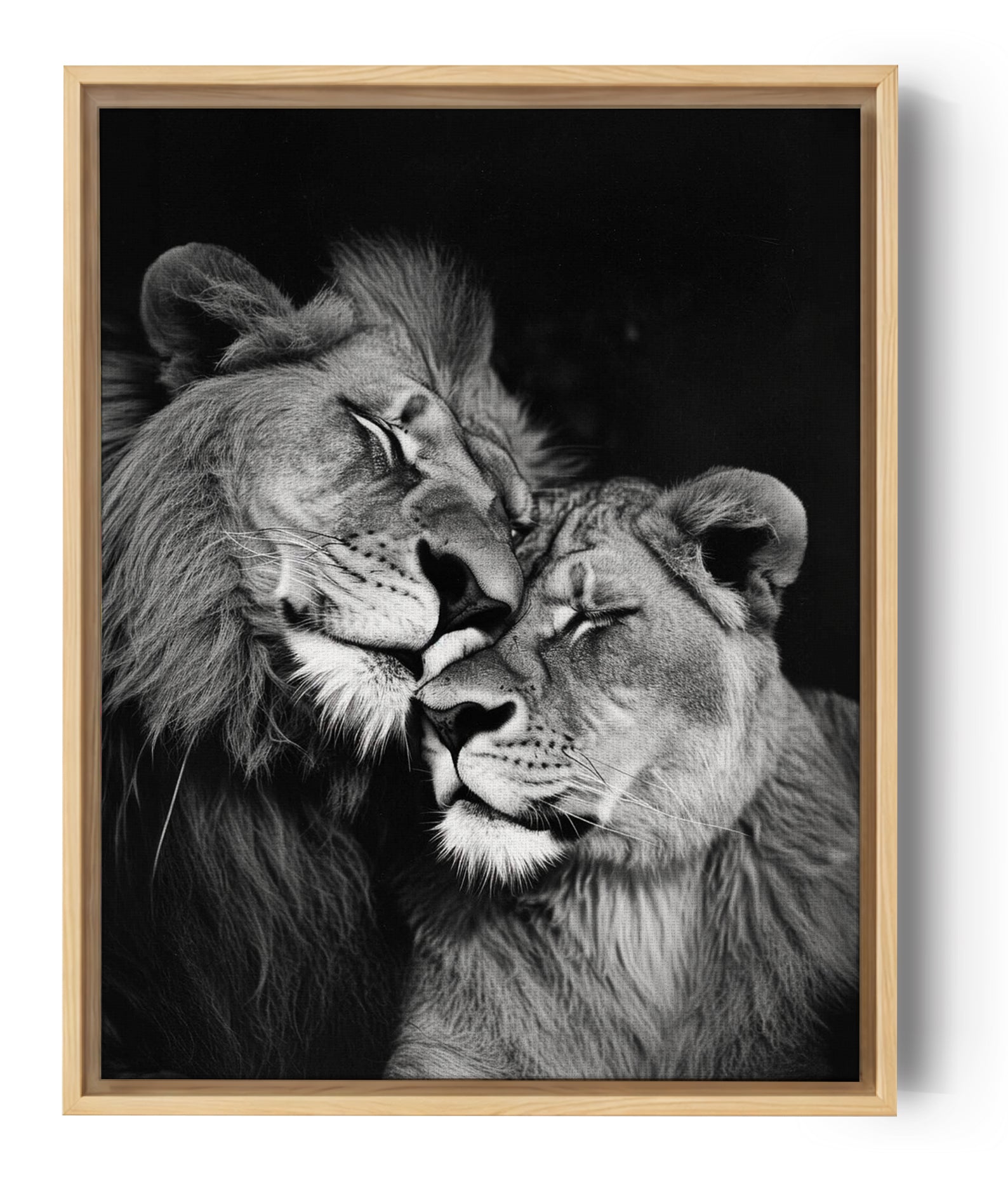 Portrait De Lion Sauvage Illustration D'animal Dessinée à La Main | Vecteur Premium