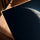 Crescent moon canvas wall art for living room, framed in golden oak