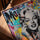 Vintage female portrait graffiti street art canvas for industrial living room wall decor