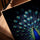Majestic peacock canvas wall art for living room, textured canvas with a golden oak frame