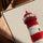 Phare marin rouge et blanc tableau pour salon chêne doré