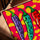 Pop art chili peppers canvas for Scandinavian living room decor — colorful modern wall art