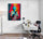Pop art canvas wall art of the Queen