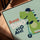 Playful colorful T-Rex on a scooter - canvas wall art for kids room