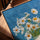 Marguerites en vase tableau impasto pour salon minimaliste