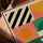Bauhaus geometric wall art in warm tones, perfect for Scandinavian or mid‑century modern living room decor