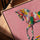 Pop art horse wall art on a pink background for a Scandinavian dining room