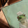 Zen yoga frog canvas wall art for living room, framed in golden oak