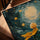 Petit Prince ciel étoilé toile pour bureau minimaliste