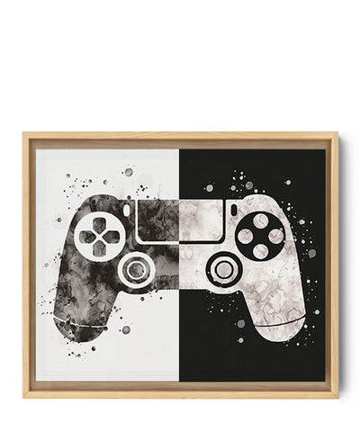 tableau gaming avec une manette de jeux video