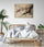 tableau japonaise estampe branche de cerisier rose