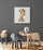 Watercolor baby giraffe nursery wall decor