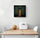 Small canvas wall art of a red wine bottle inspired by Gustav Klimt, detailed gold highlights, colors shift from bright to muted for a mysterious effect, aged bottle and cork add a vintage upscale feel