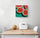 Medium-size vintage kitchen wall art of sliced watermelons with bold saturated colors, perfect for retro decor
