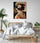 Bedroom wall art, Japanese style Geisha with orchid, vintage retro
