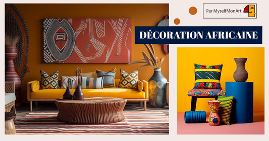 Afrikaans decoratievoorwerp schilderij, om je woonkamerdecoratie te doen slagen