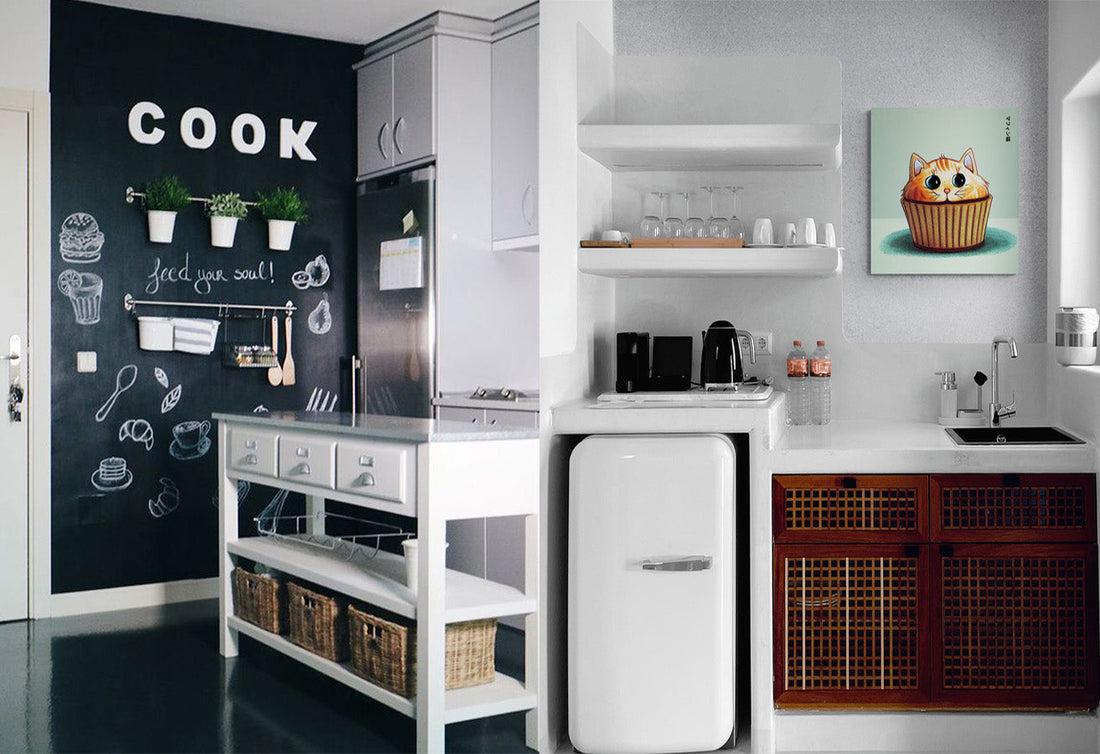 Art ideas to decorate a kitchen