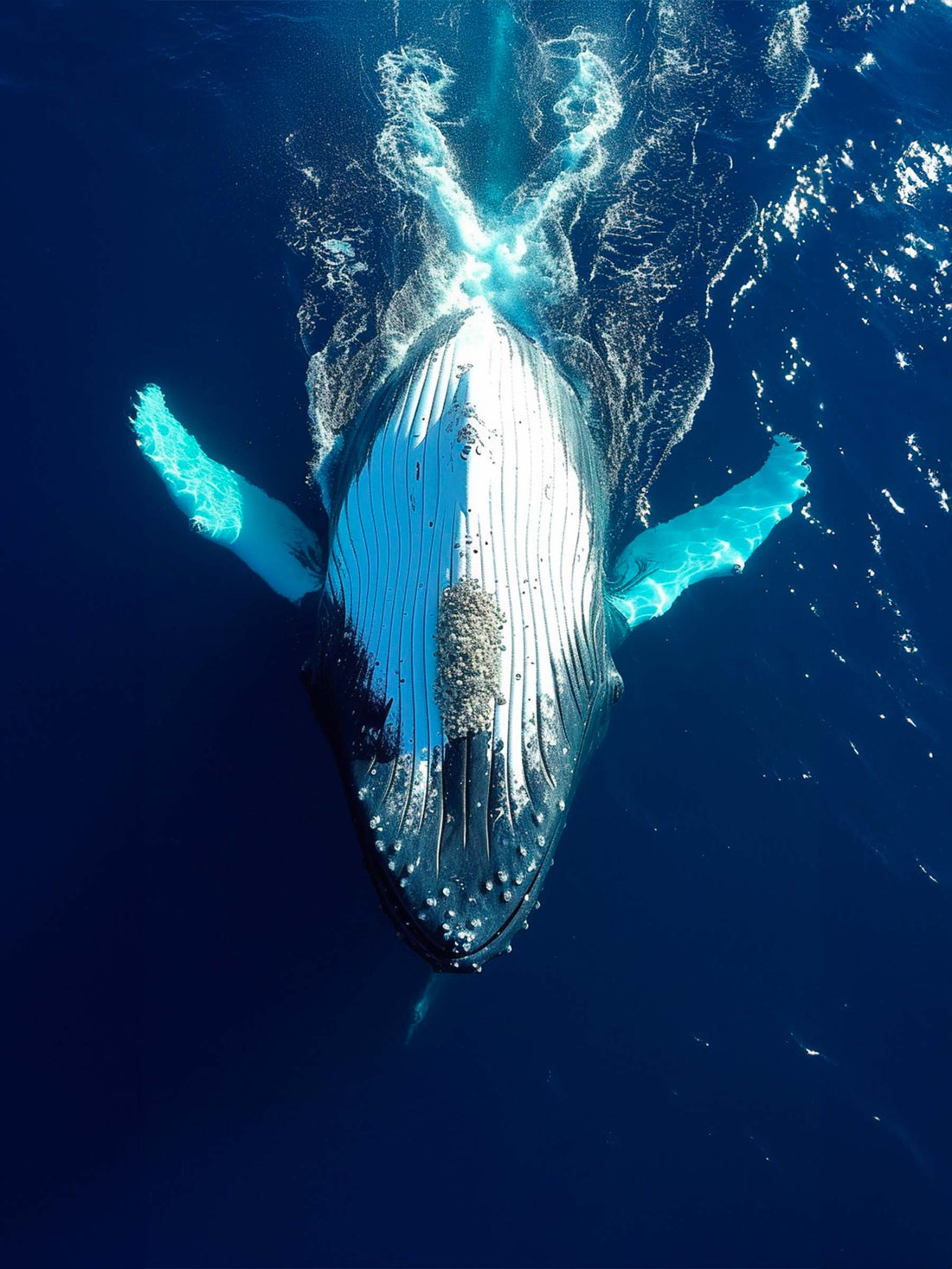 Whale Wall Art - Ocean Serenity