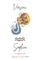 Custom Aquarius birth stats nursery print — golden amphora water bearer pouring stylized blue water, minimalist design with baby name, date, length and weight; calming wall decor