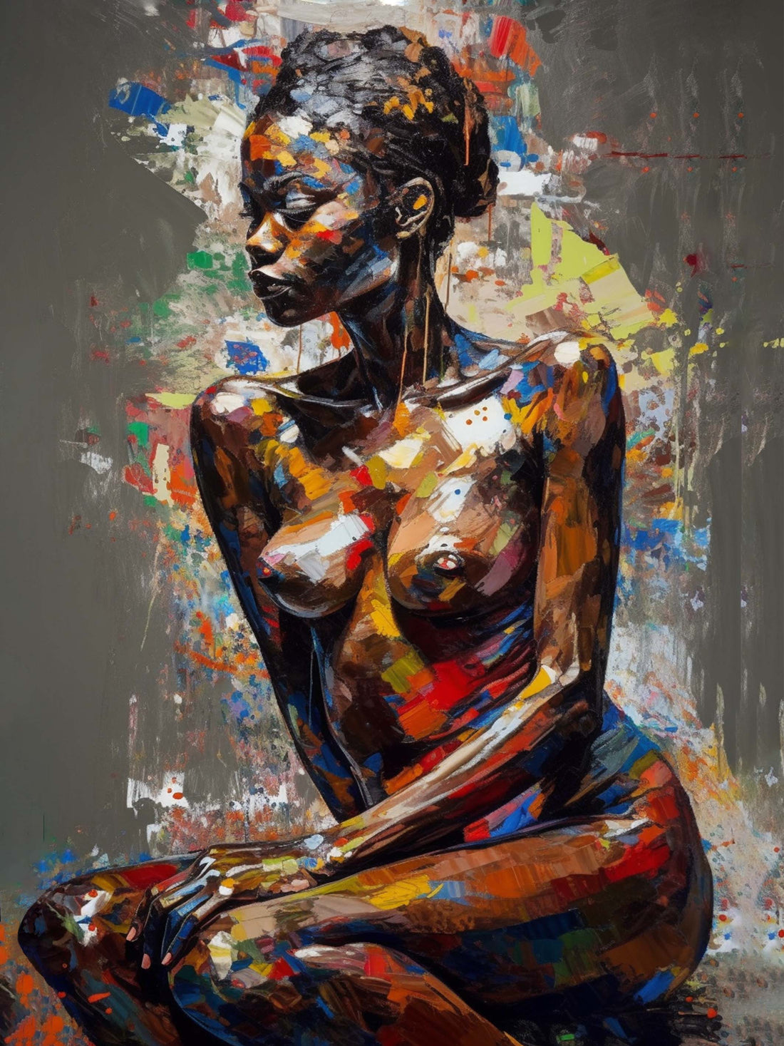 Tableau Femme africaine - Éclat sublime