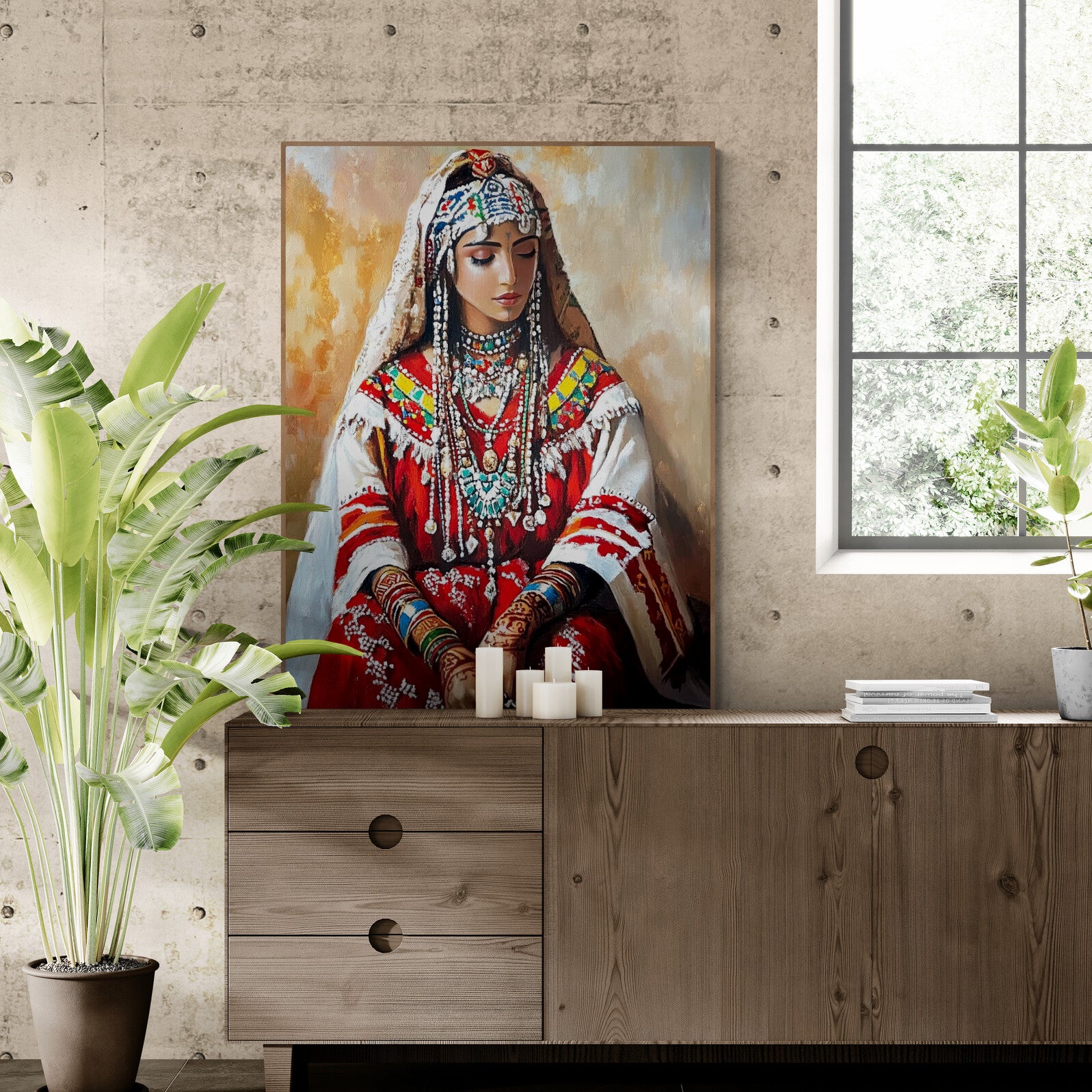 Printed Image - Exuberant Amazigh Tradition - MyselfMonArt