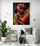 African maternal love captured in a living room wall canvas
