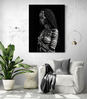 Powerful, elegant, mysterious artwork for interior decoration