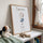 Affiche naissance personnalisée Capricorne licorne prénom Inaya décoration chambre bébé