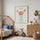 Poster personnalisé Cancer prénom naissance crabe étoiles pour décoration chambre bébé sur-mesure