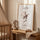 Affiche décorative Sagittaire personnalisée prénom bébé décoration chambre enfant sur-mesure