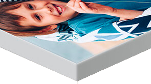 Bordure blanche pour tableau toile