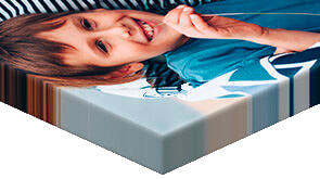 Bordure étirée pour tableau toile