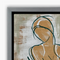 Cadre argent ancien pour tableau toile